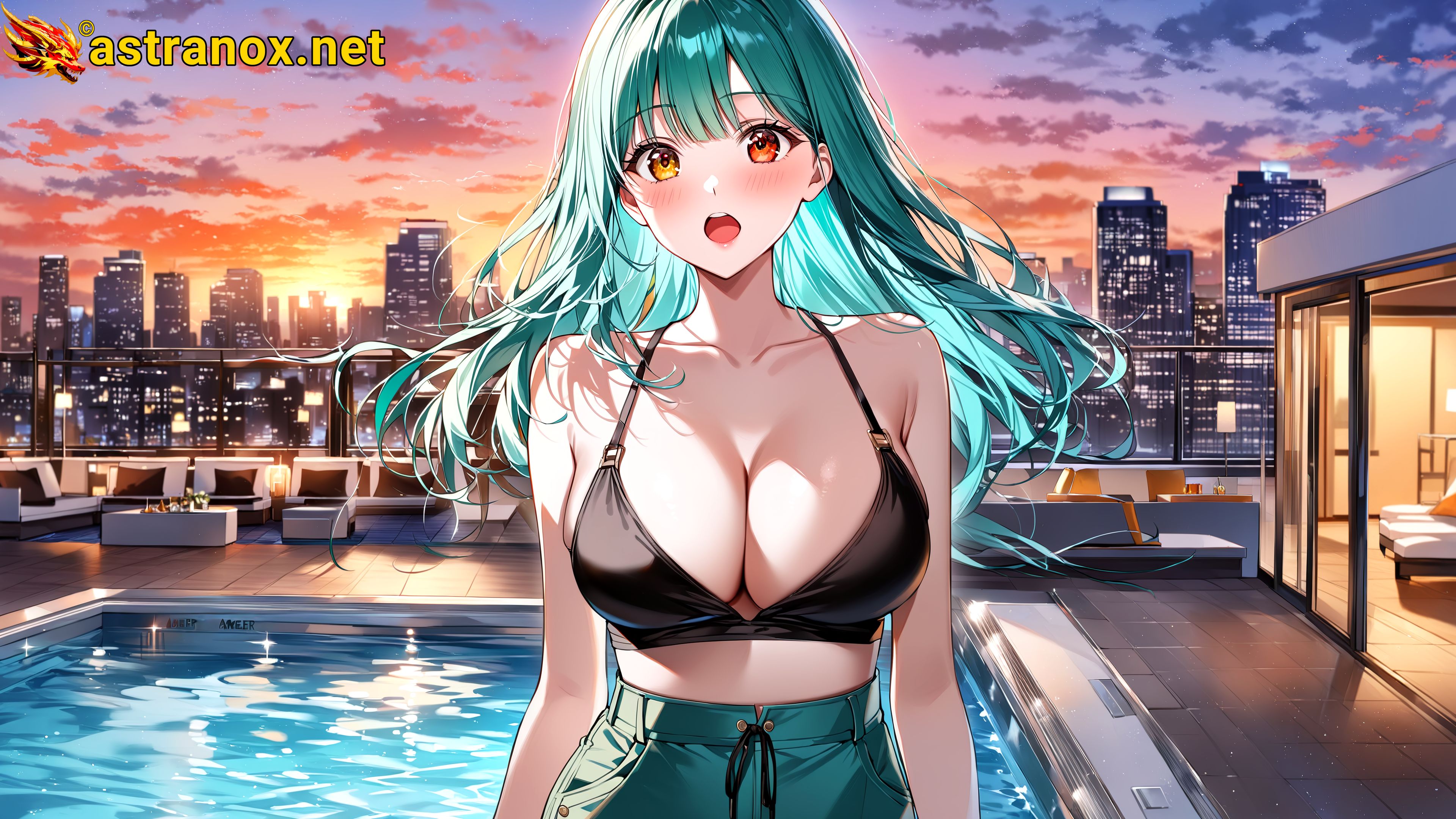 Amazing Young Female  at  - Download Free 4K Wallpaper Fantasy wallpaper with  Eyes and  Hair.