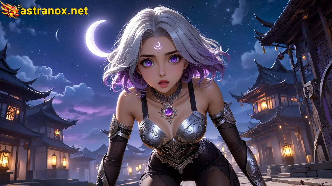 Amazing Young Female  at  - Download Free 4K Wallpaper Fantasy wallpaper with  Eyes and  Hair.