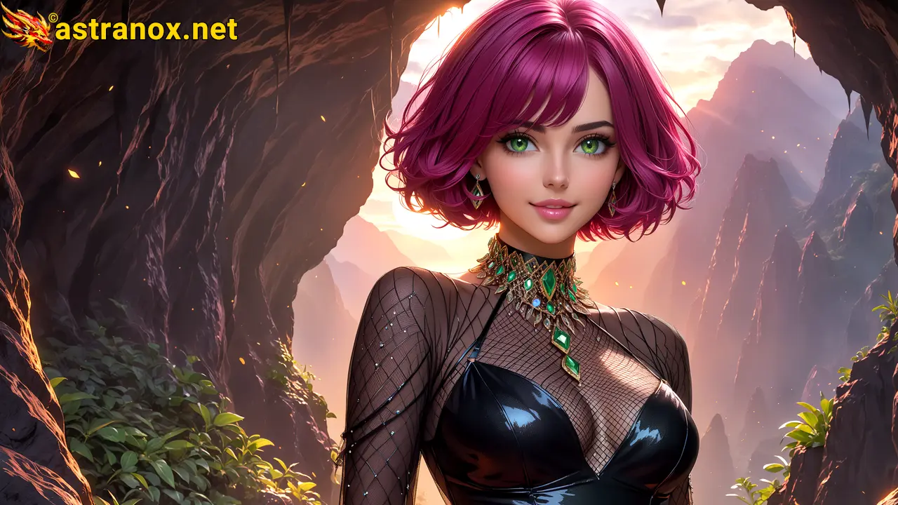Amazing Young Female at - Download Free 4K Wallpaper Fantasy wallpaper with Eyes and Hair.